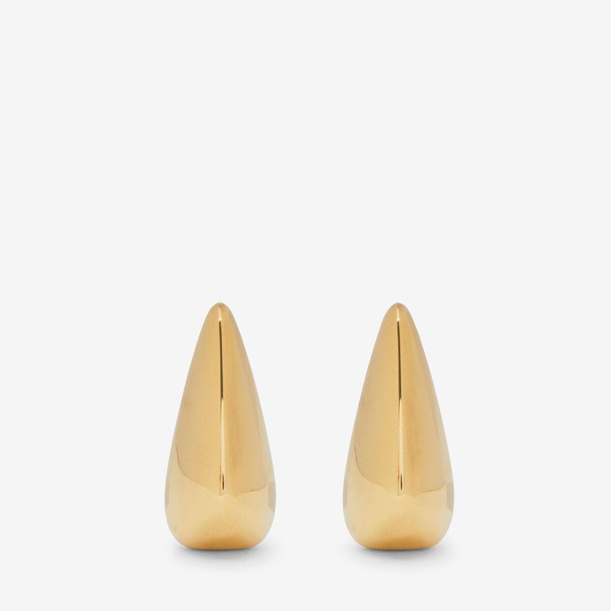 Alexander McQueen Women's Gold Claw Earrings (Brass)